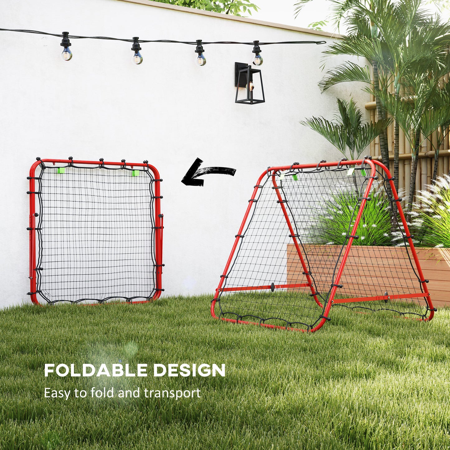Outdoor Rebounder Net Football Goal Training Target Goal
