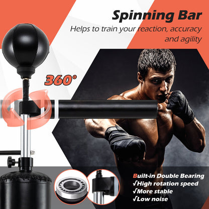 Boxing Speed Trainer Freestanding 360° Spinning Bar