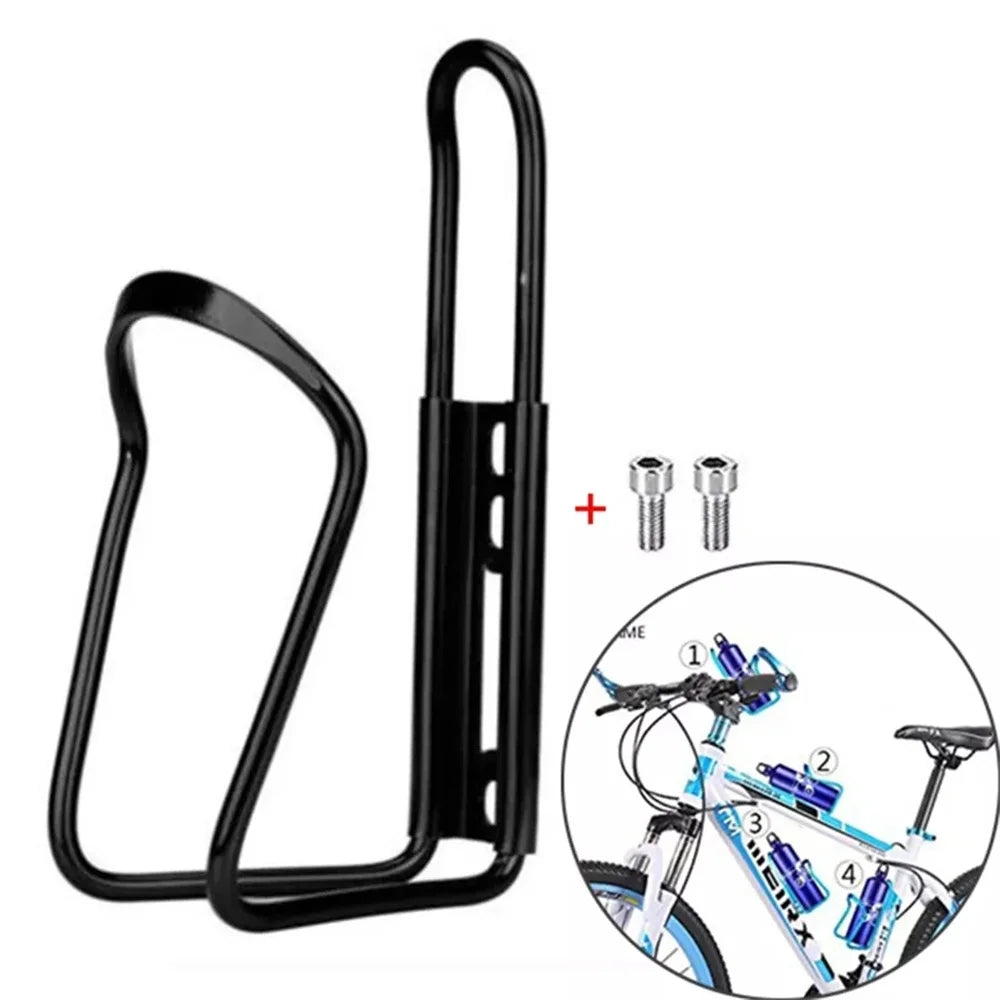 2PCS Aluminum Alloy Water Bottle Holder Sports Bicycle Cycling Drink Rack Cage