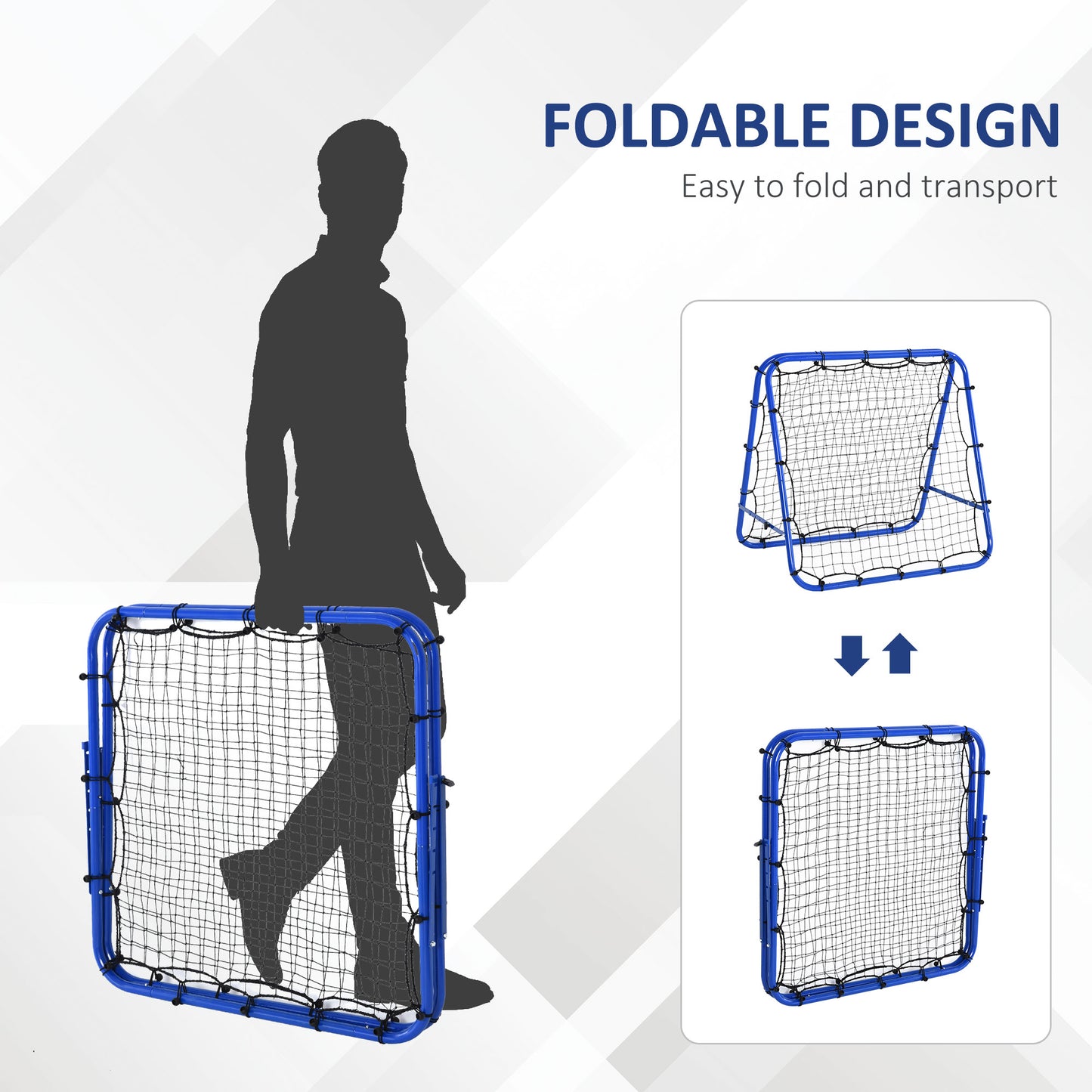 Outdoor Rebounder Net Football Goal Training Target Goal