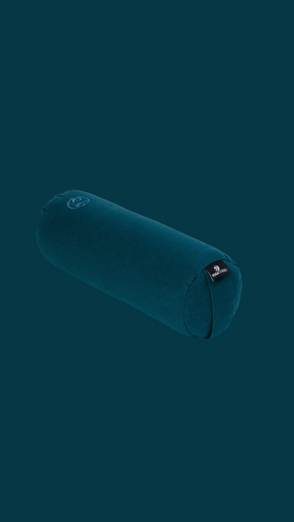 Organic Buckwheat Mini Bolster Perfect for Yoga and Back Stretching 32X12Cm