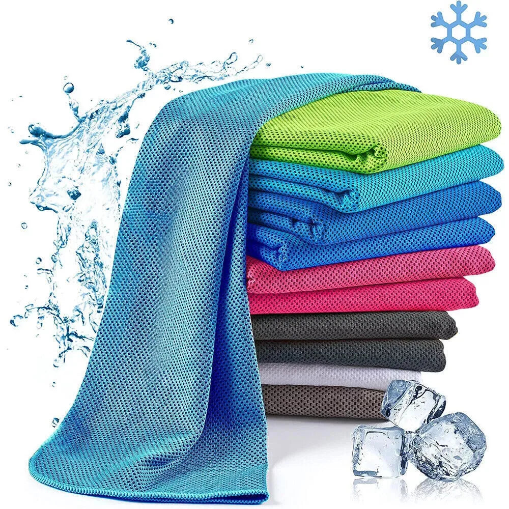4X Instant Cooling Towel ICE Cold - Running Cycling Jogging Gym Sports Outdoors