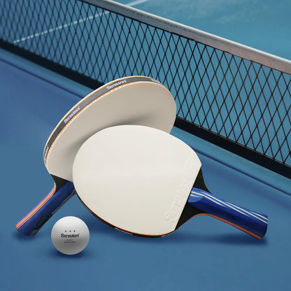 Table Tennis Bats, Table Tennis Sets Indoor/Outdoor Table Tennis Racket with Balls, Ping Pong Bat with Carry Bag