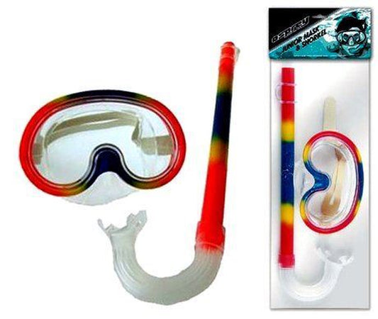 Multi Colour Child Kid Junior Swimming Diving Mask & Snorkel Holiday Sport Set