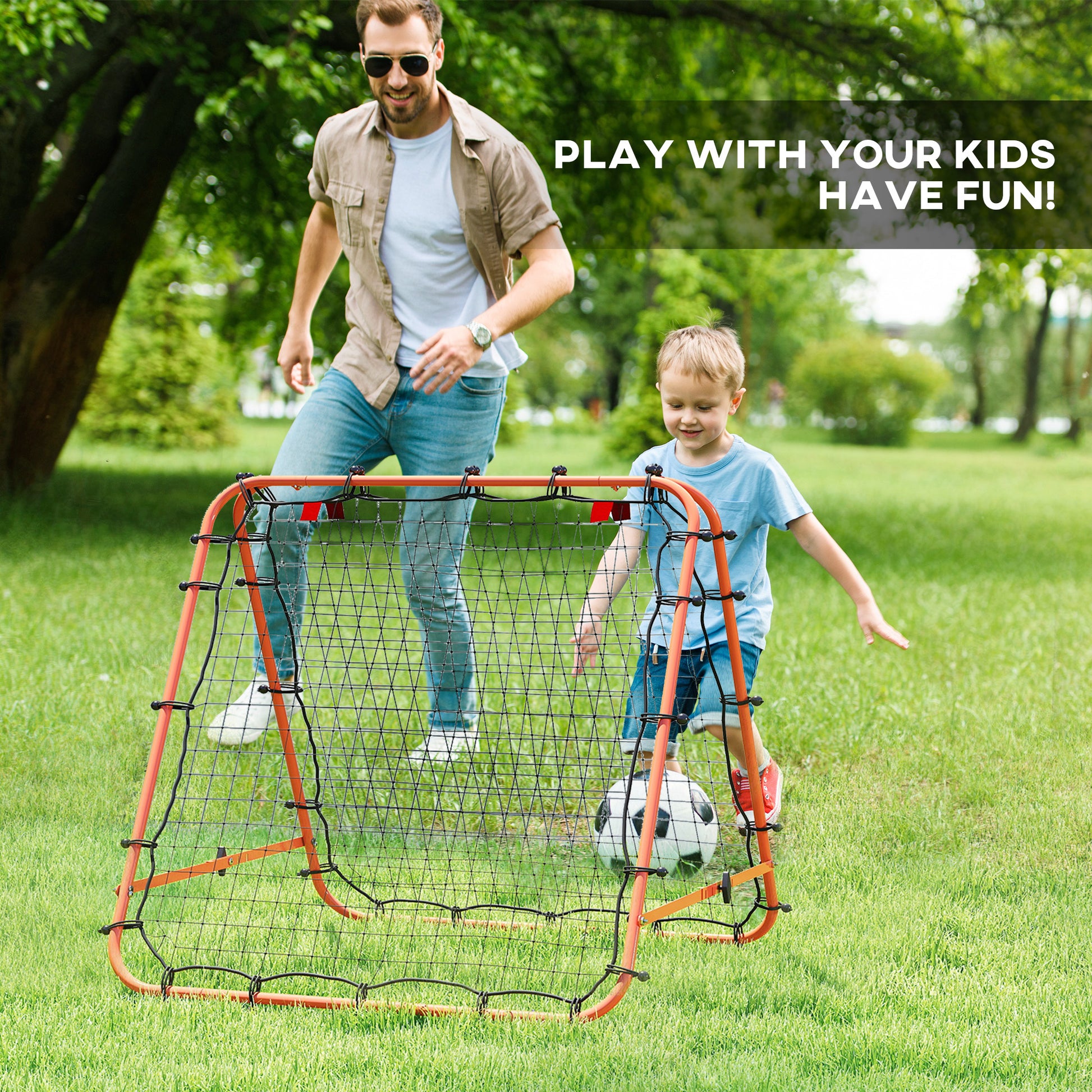 Outdoor Rebounder Net Football Goal Training Target Goal