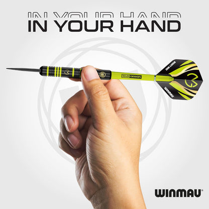 Darts Michael 'Mvg' Van Gerwen Vs Simon 'The Wizard' Whitlock | Twin Set | 22G Steeltip Brass Darts Set with Flights and Shafts (Stems)