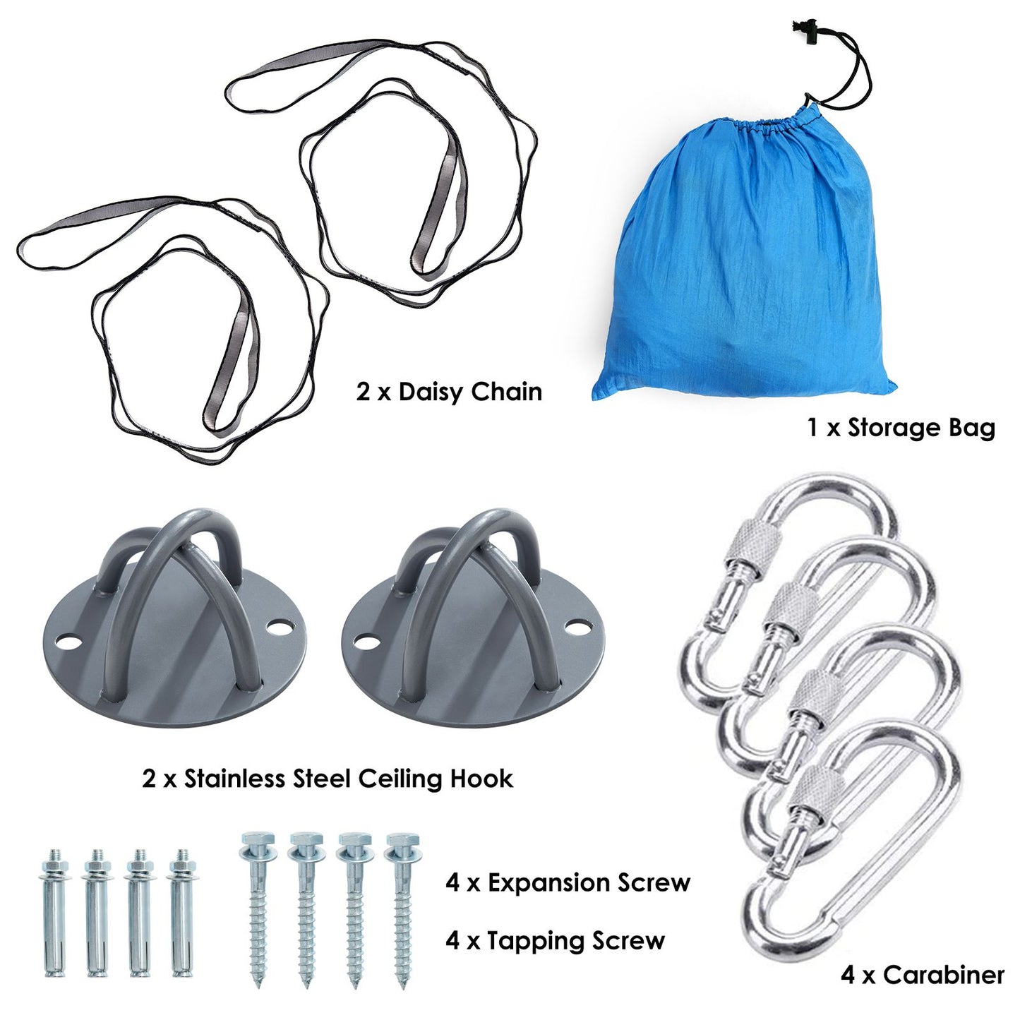 Aerial Yoga Swing with Three Different Lengths of Handle