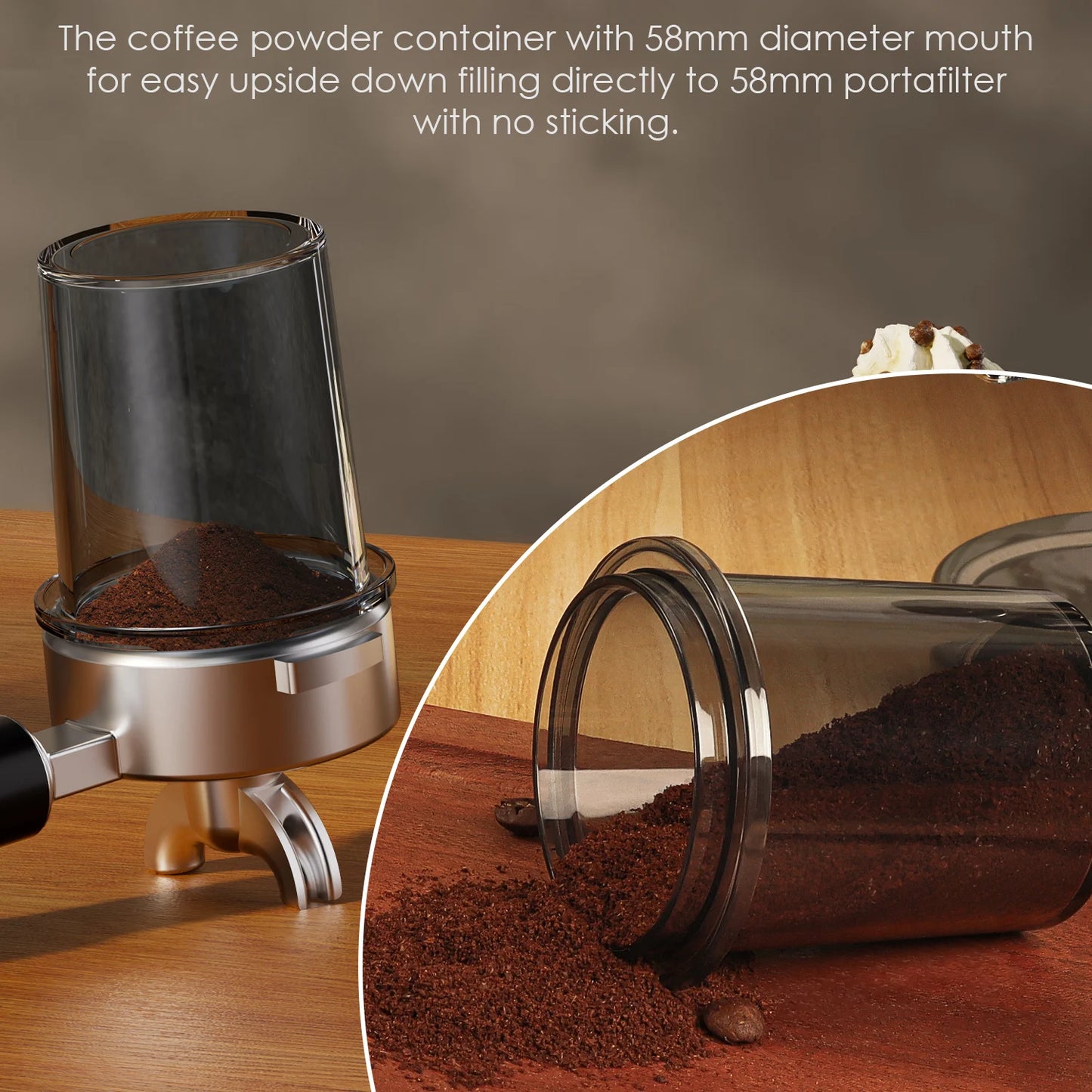 Electric Conical Burr Coffee Grinder with Removable Holder,With 48 Grind Settings Adjustable,For Espresso Coffee