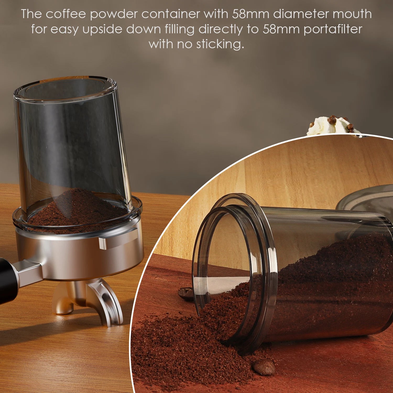 Electric Conical Burr Coffee Grinder with Removable Holder,With 48 Grind Settings Adjustable,For Espresso Coffee