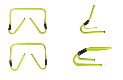 Set of 6 Agility Hurdles 12" with Carry Bag Football Speed & Agility Training