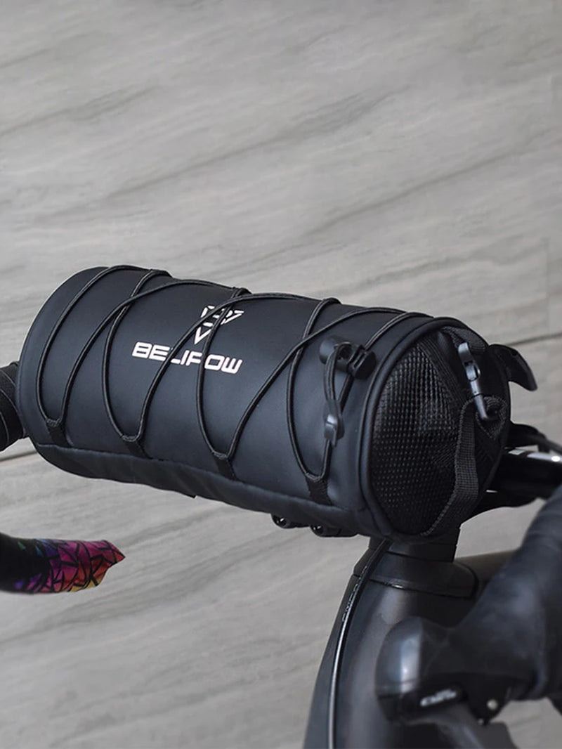 2.4/4.2L Frame Pannier Bag Large Capacity Bike Handlebar Bag with Side Mesh Storage Pocket for Road Mountain Bike Cycling Travel