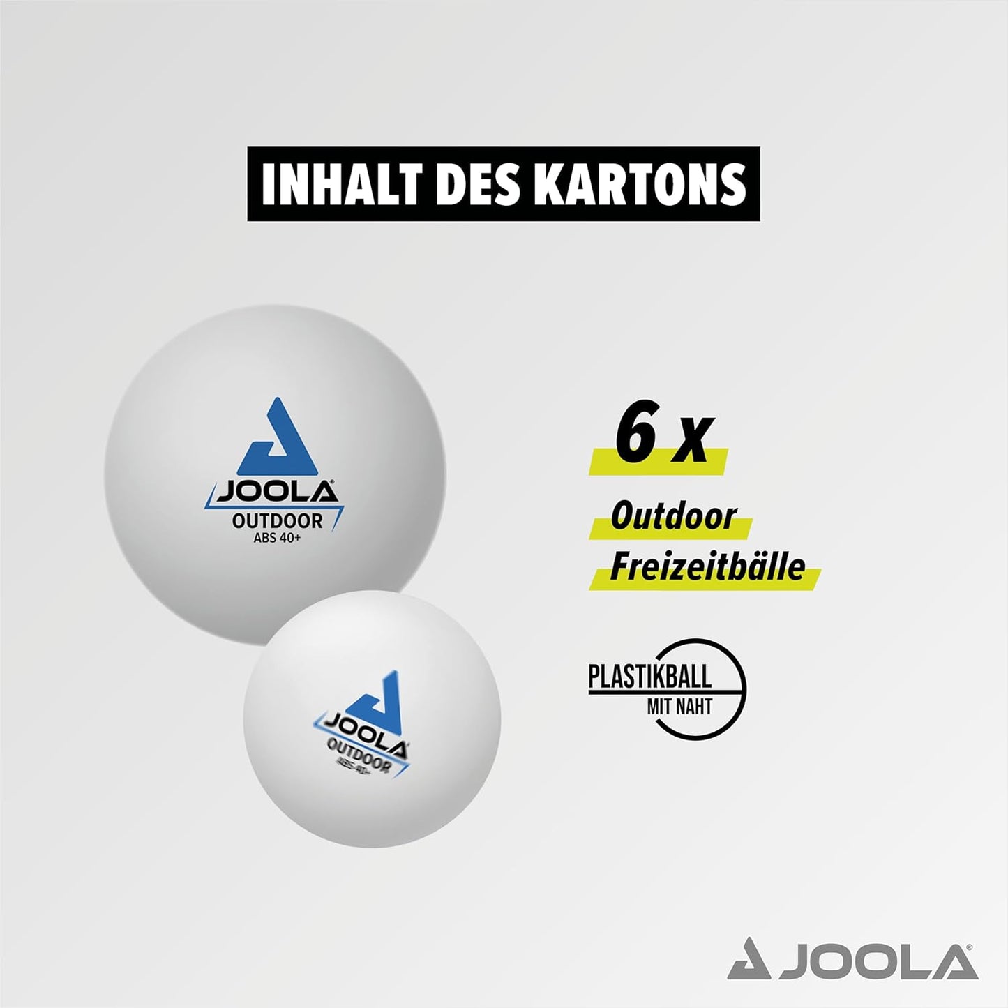 Unisex Adult Outdoor TT Ball, White, 40 Mm