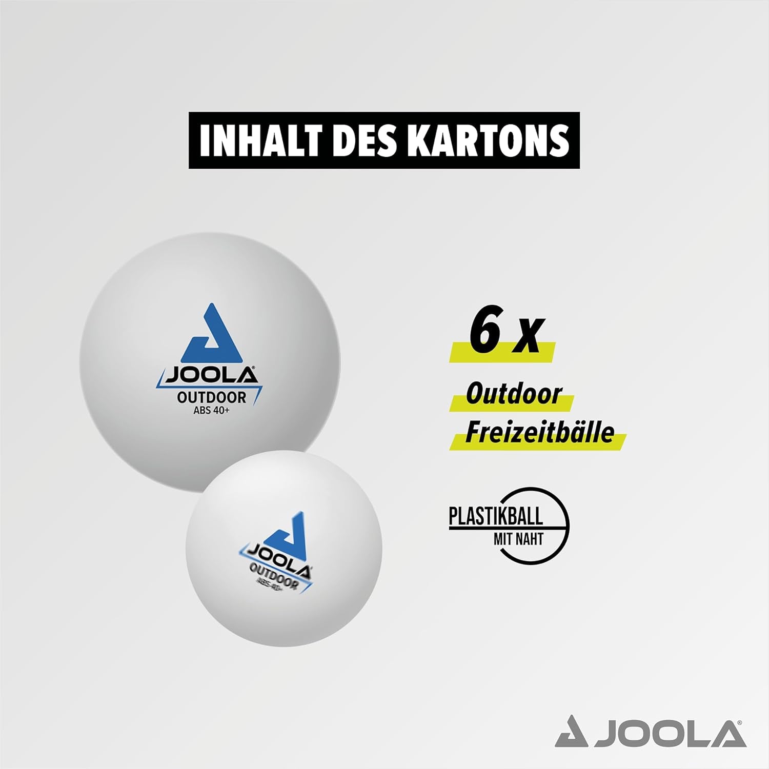 Unisex Adult Outdoor TT Ball, White, 40 Mm