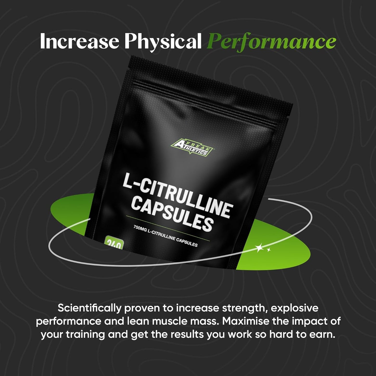 L Citrulline Capsules - 240 L Citrulline Powder Capsules - 750Mg up to 6000Mg Daily - for Muscle Pump & Recovery, Increase L-Arginine and Nitric Oxide - L-Citrulline for Men & Women.