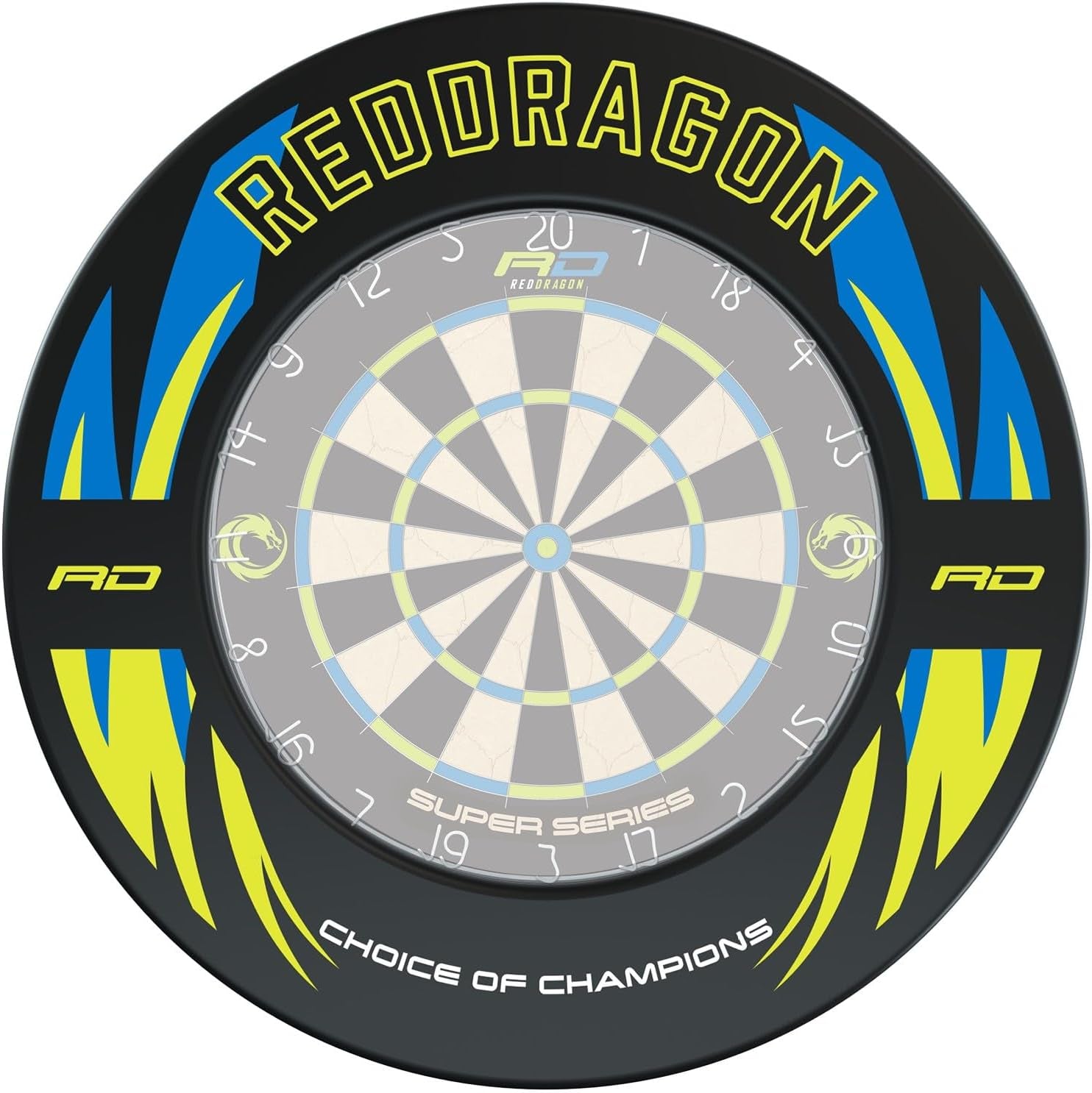 Professional Dartboard Sets - Tournament Standard Quality and Durable Surround with 2X Sets Steel Tip Darts