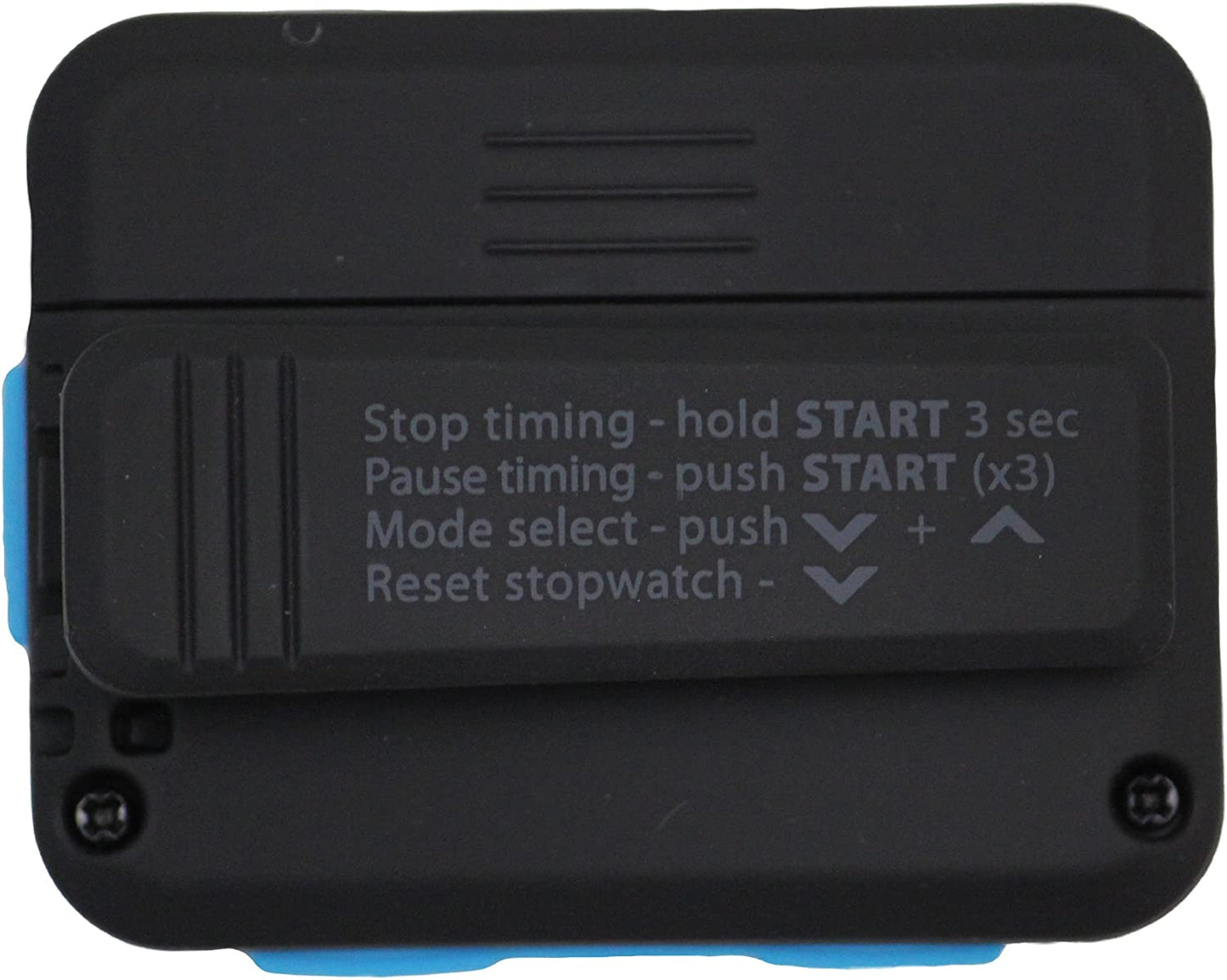 Interval Timer and Stopwatch – Soft Coating Black/Blue