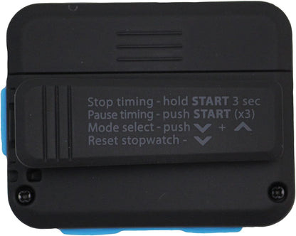 Interval Timer and Stopwatch – Soft Coating Black/Blue