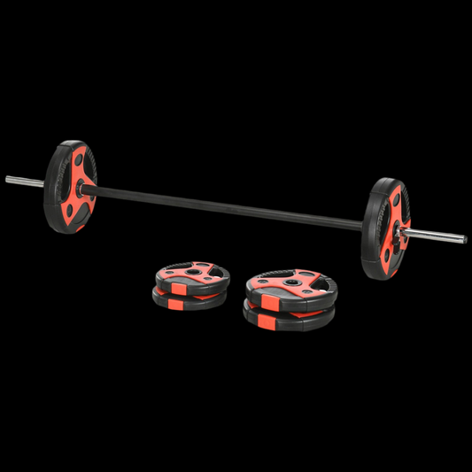 20Kg Adjustable Barbell Set, Body Pump Bar and Weights Set for Home Gym