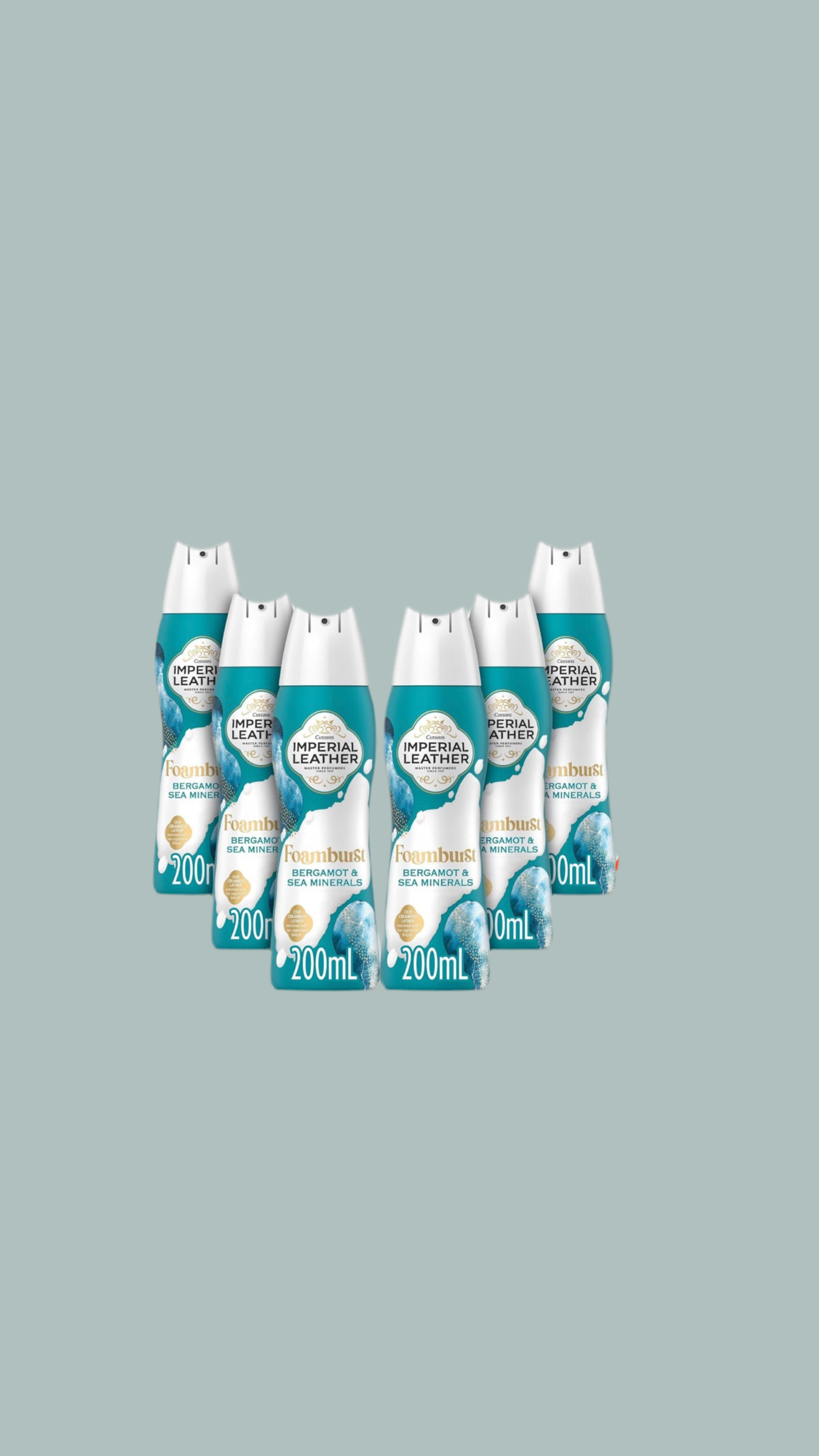Imperial Leather Foamburst - Energising Body Wash, Bergamot & Sea Minerals With