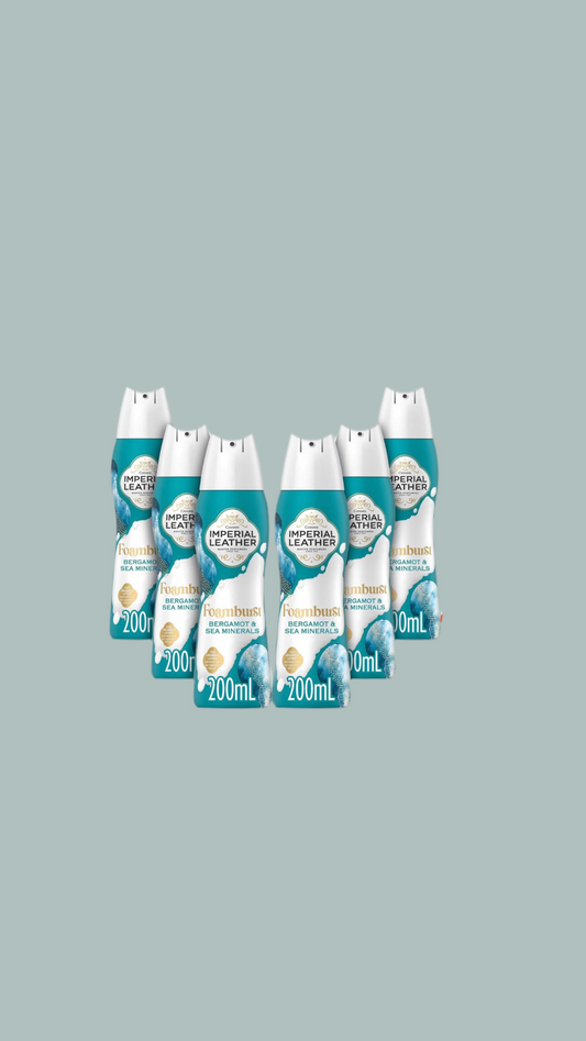 Imperial Leather Foamburst - Energising Body Wash, Bergamot & Sea Minerals With