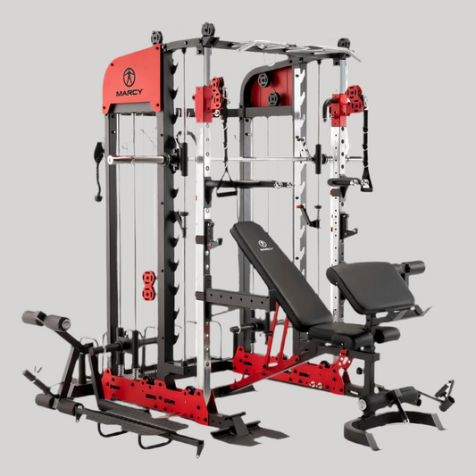 SM-7553 Pro Deluxe Smith Cage Home Gym System