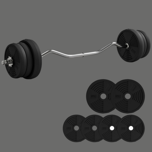 25Kg Adjustable Barbell Weights Set for Home Gym Strength Training