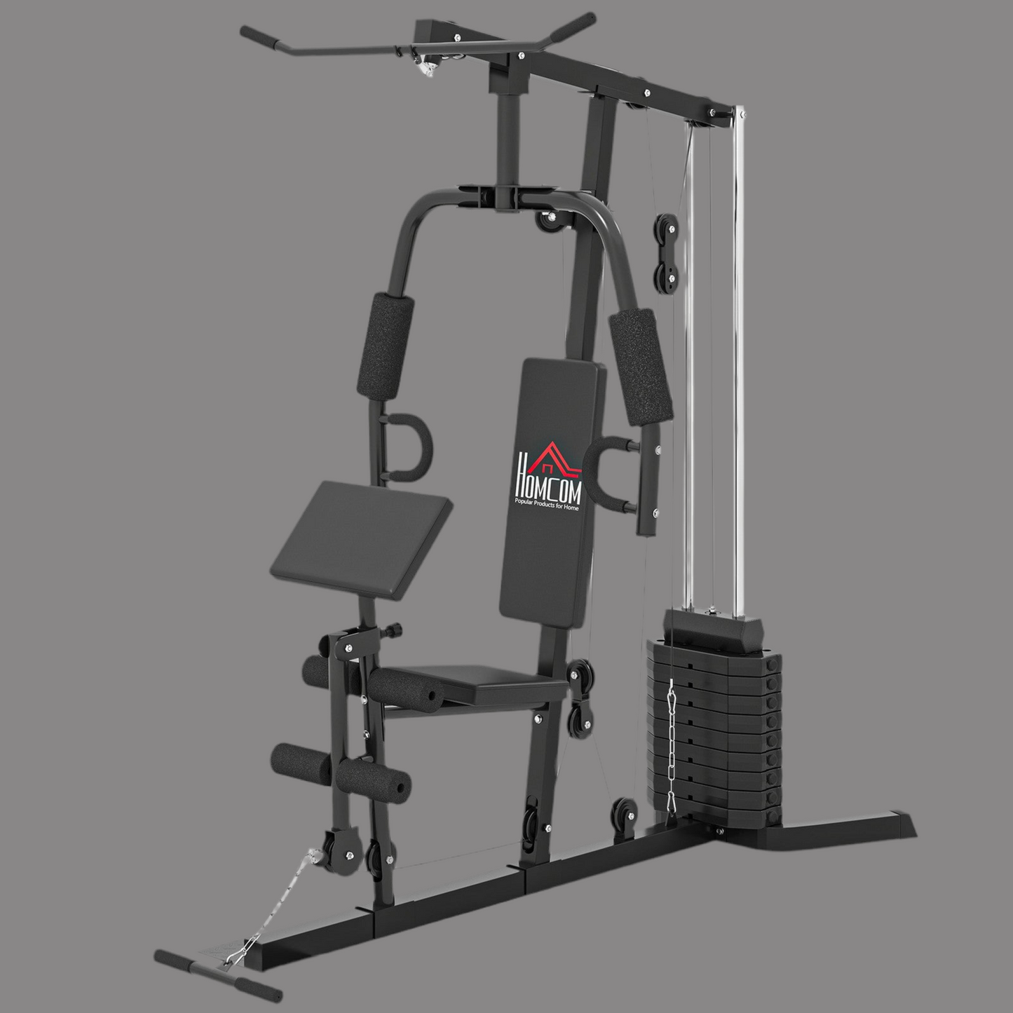 Multifunction Home Gym Machine with 45Kg Weight Stack, for Full Body Workout