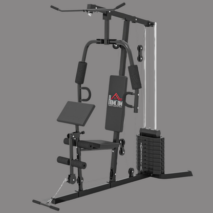 Multifunction Home Gym Machine with 45Kg Weight Stack, for Full Body Workout