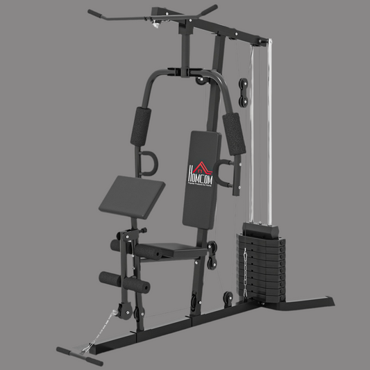 Multifunction Home Gym Machine with 45Kg Weight Stack, for Full Body Workout