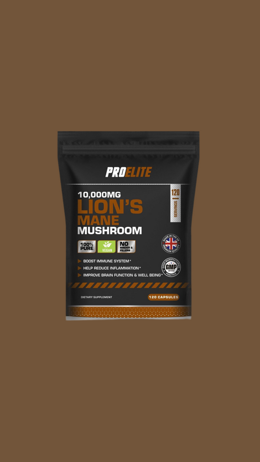 Lions Mane Mushroom Extract Capsules 10,000Mg 240Mg Polysaccharide