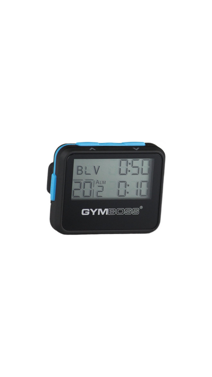 Interval Timer and Stopwatch – Soft Coating Black/Blue