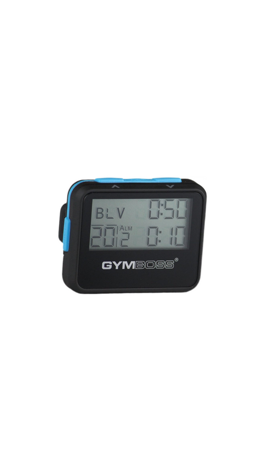Interval Timer and Stopwatch – Soft Coating Black/Blue