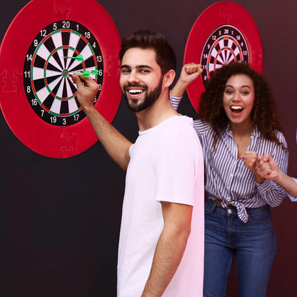 Dart Catchring R7, 4-Piece Protective Ring for 45 Cm Dartboard, Sturdy Wall Protection, EVA, Total Diameter 72 Cm