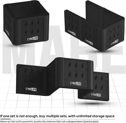 Plastic Darts Stand&Holder Black for 12 Soft and Steel Darts,Assemblable and Detachable Pro Dartboard Accessories