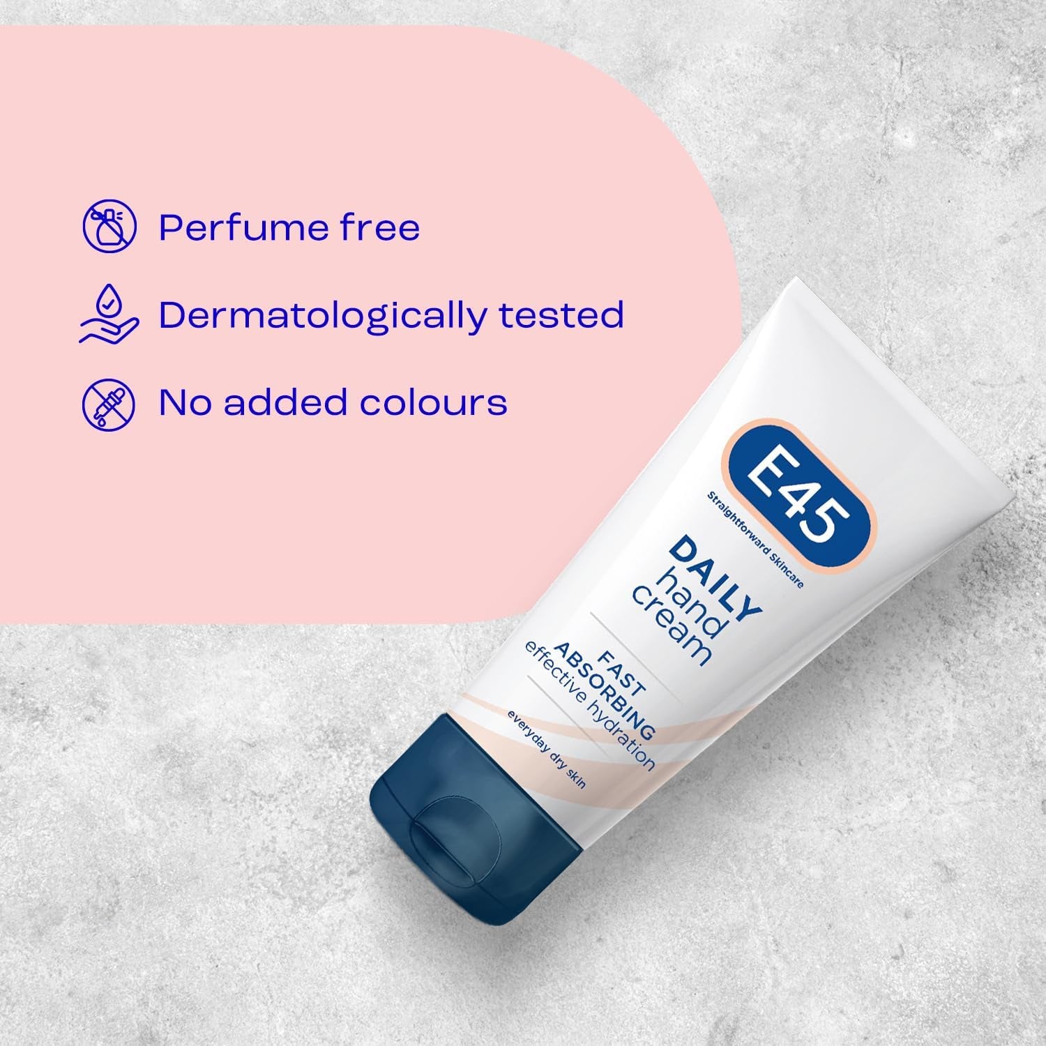 Daily Hand Cream 50 Ml –  Hand Cream for Very Dry Hands - Hand Moisturiser for Dry Skin and Sensitive Skin - Non-Greasy Hand Repair Cream for Soft and Supple Hands - Fast Absorption Formula