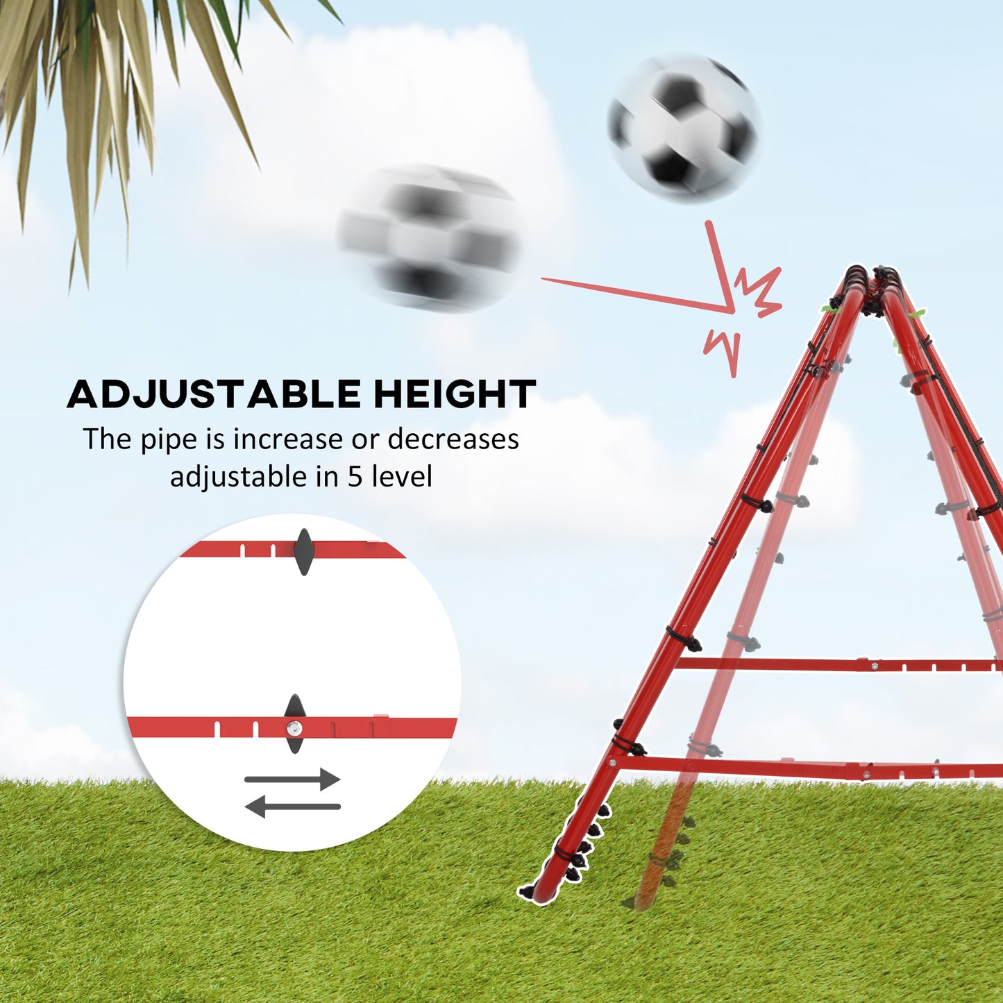 Outdoor Rebounder Net Football Goal Training Target Goal
