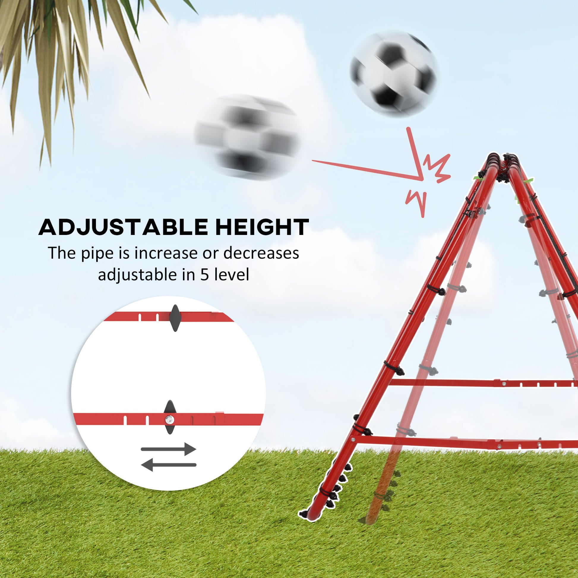 Outdoor Rebounder Net Football Goal Training Target Goal