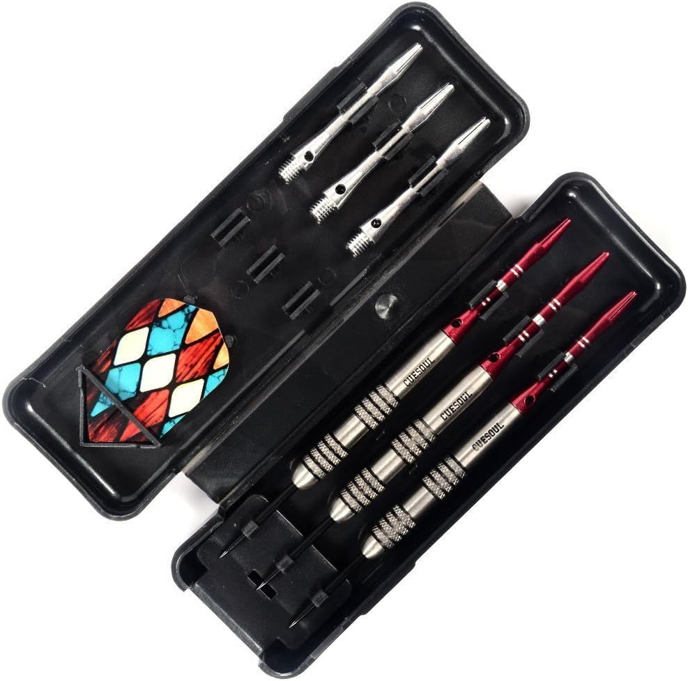 24 Grams Tungsten Steel Tip Darts Set 90% Tungsten