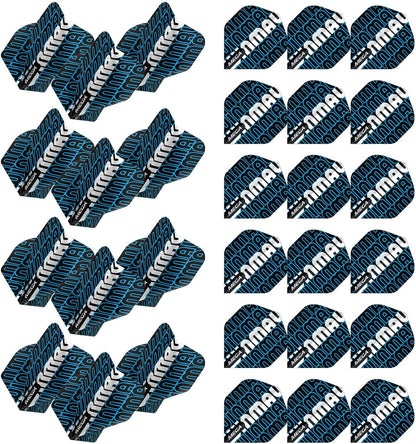 Mega Logo Design Standard Extra Thick Dart Flights - 10 Sets per Pack (30 Dart Flights in Total)