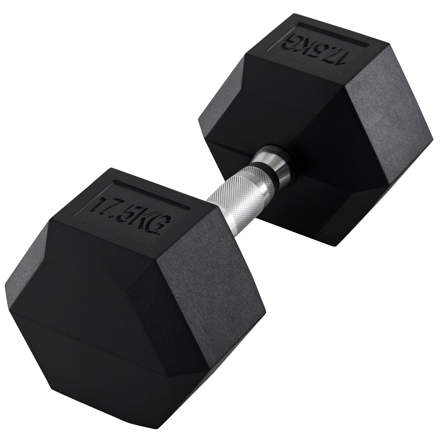 Single Rubber Hex Dumbbell Encased Ergo Weights Home Exercise Gym Fitness