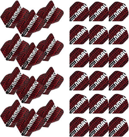 Mega Logo Design Standard Extra Thick Dart Flights - 10 Sets per Pack (30 Dart Flights in Total)