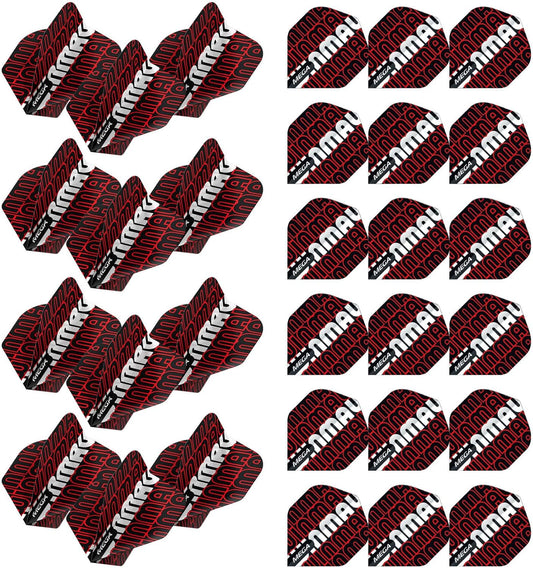 Mega Logo Design Standard Extra Thick Dart Flights - 10 Sets per Pack (30 Dart Flights in Total)