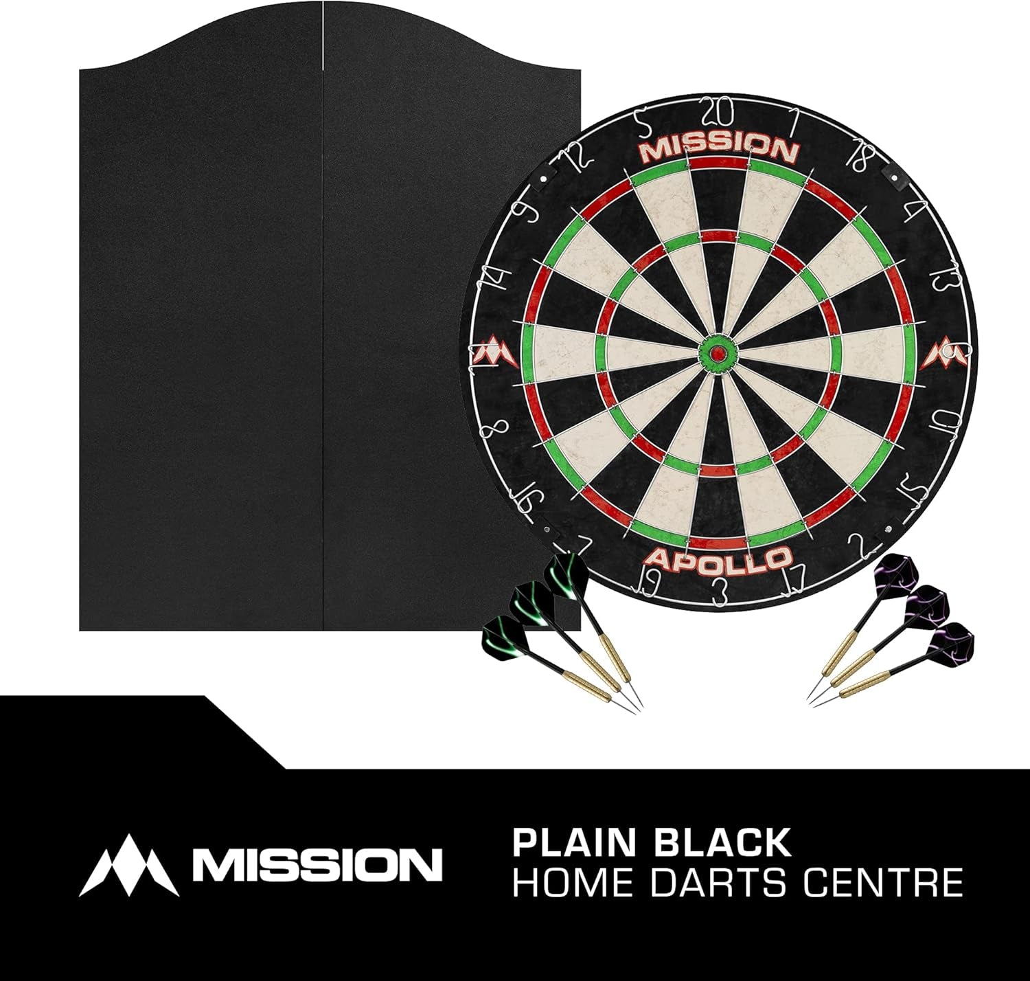 Dart Board Home Centre | Complete Darts Package Including Dartboard and 2 Sets of Darts