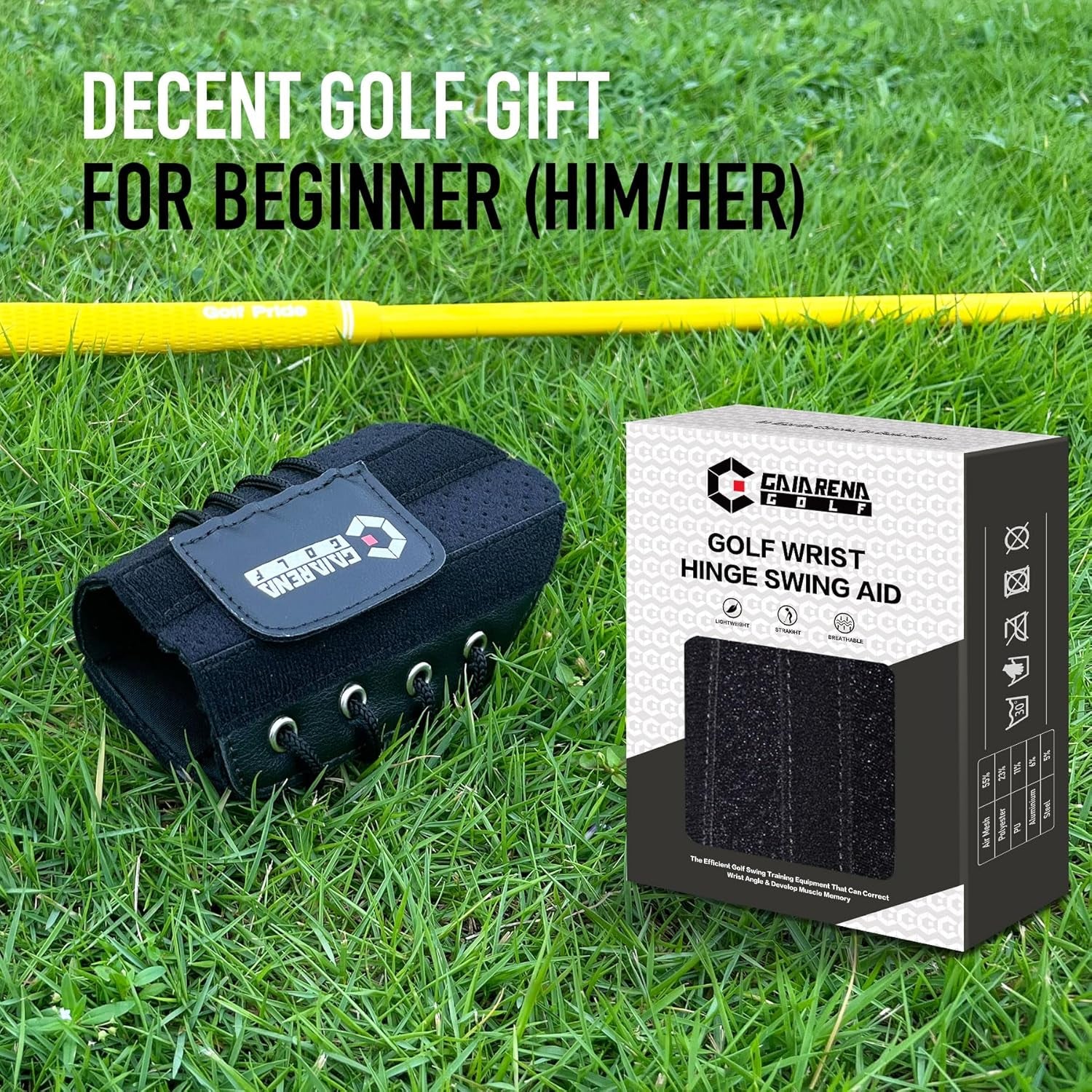 OLF Wrist Brace Wrist Hinge Swing Aid, Efficient Golf Swing Training Equipment, Wrist Hinge Trainer to Correct Wrist Angle and Muscle Memory