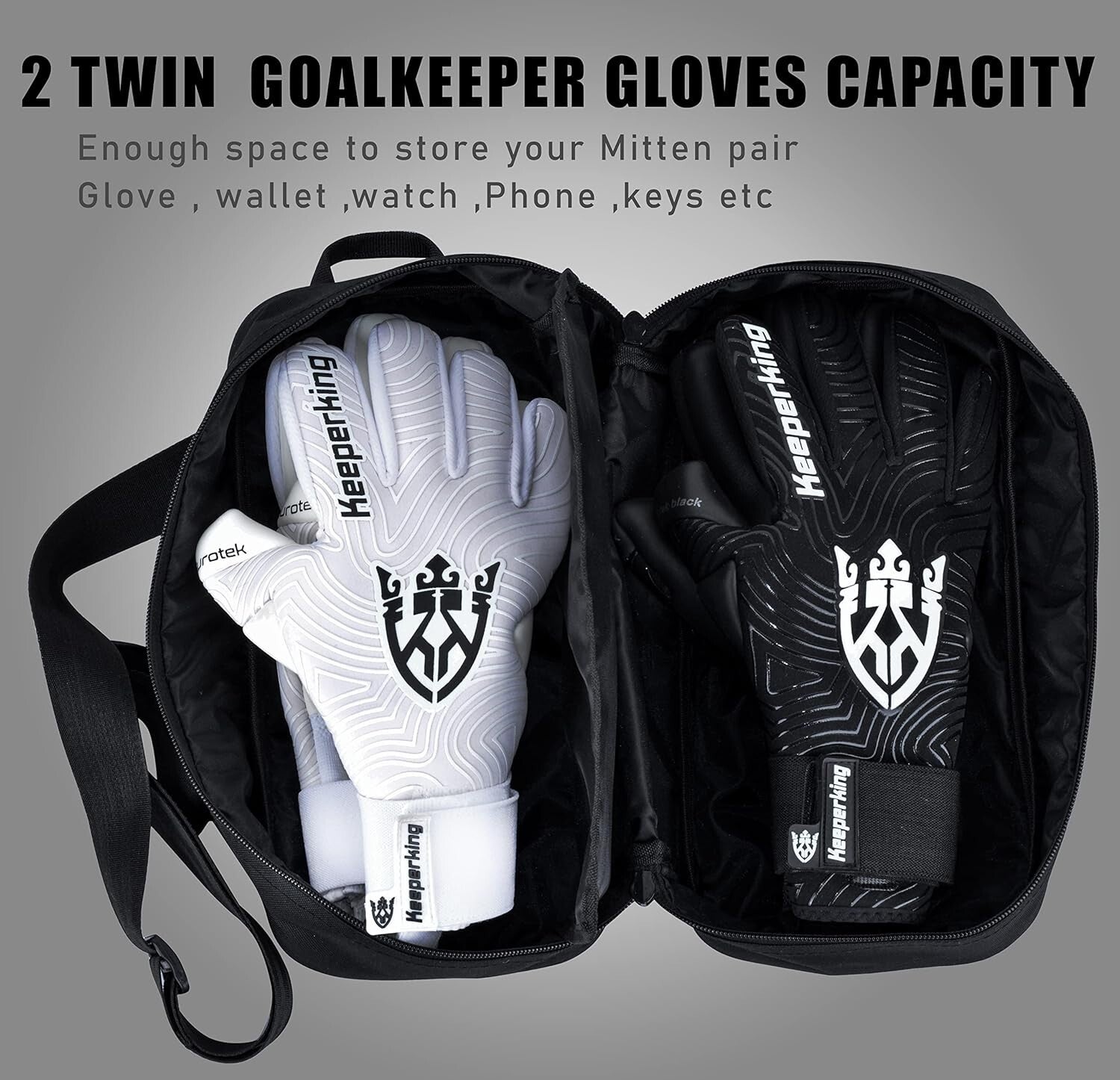 Keeperking Goalkeeper Gloves Bag Football Sports Bag Goalkeeper Bag Training Ba