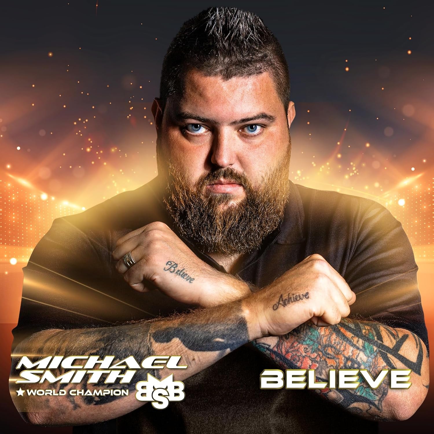 Steel Darts Michael Smith Bully Boy Believe 90% Tungsten Steeltip Darts High Quality Tungsten Darts Set with Shafts and Flights Made in New Zealand
