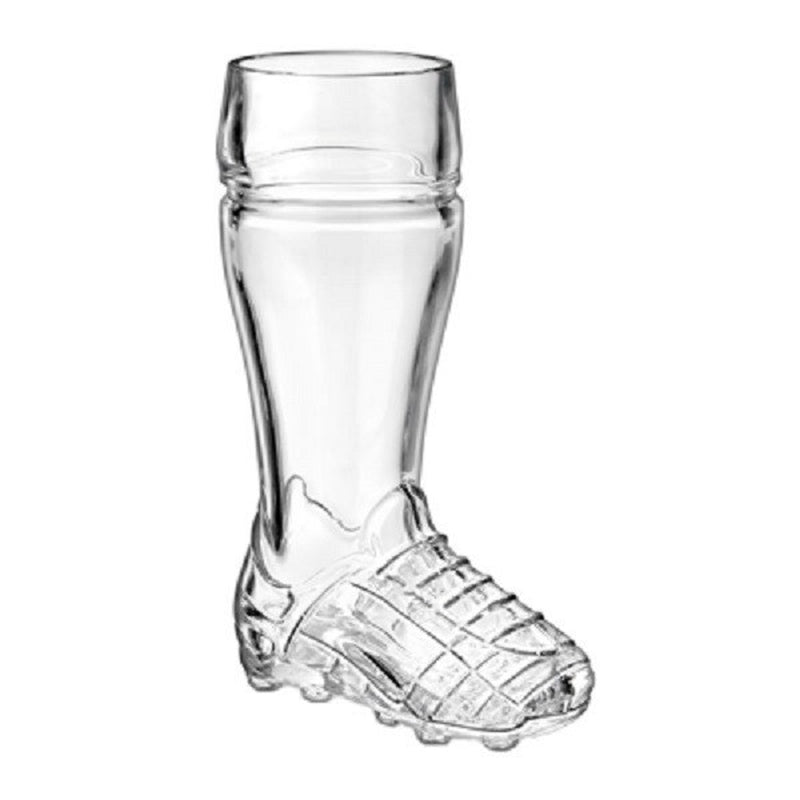 Beer Glass 0.5 L Football Rugby Boot Soccer Shoe Pint Tankard Stein Cider