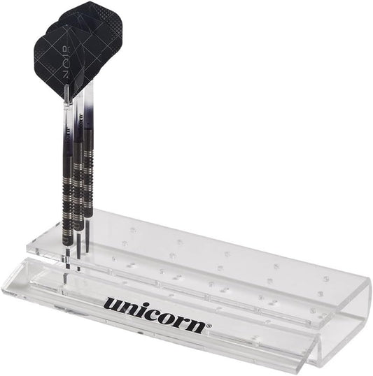 Darts Stand | Clear Acrylic Dart Station | Holds & Displays 6 Sets of Darts, Transparent