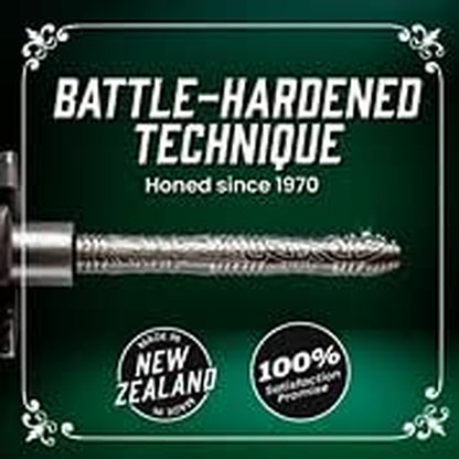 Darts Warrior Rutene 90% Tungsten Pro Throwing Darts Steel Tip Set, Professional – Made in New Zealand – Designed Dart Flights for Women & Men Metal Tip Bar Darts for Adults