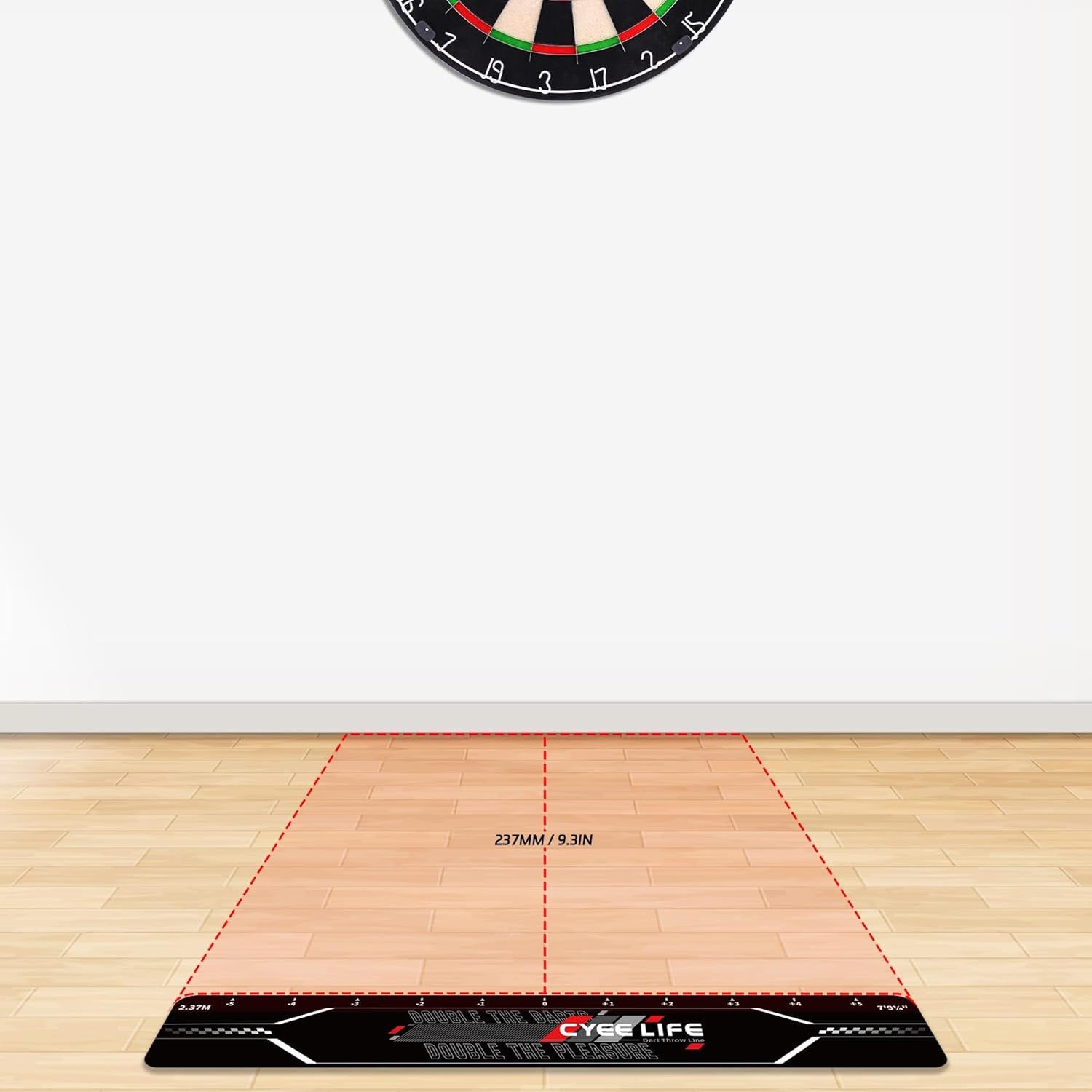 Dart Oche Line, Drop Marking, Dart Throwing Line Dart Accessories for Steel Darts and Soft Darts